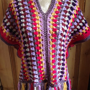 Festival Crochet poncho