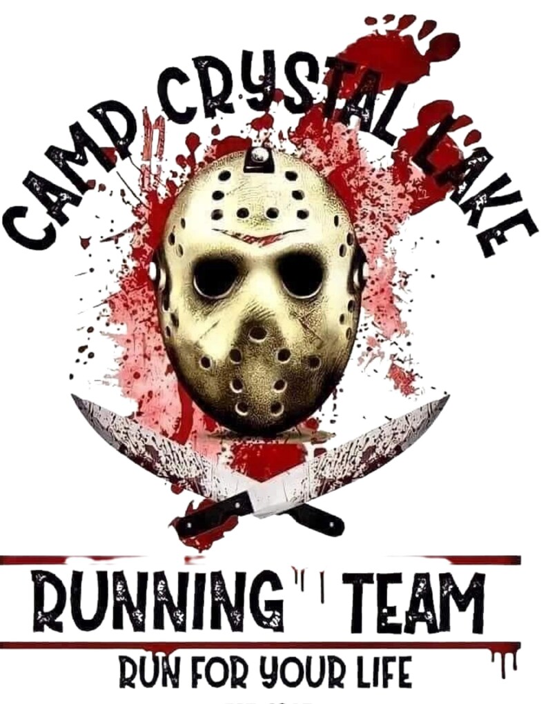 Camp Crystal Lake Running Team Svg Png Vendredi 13 Svg Png Etsy France