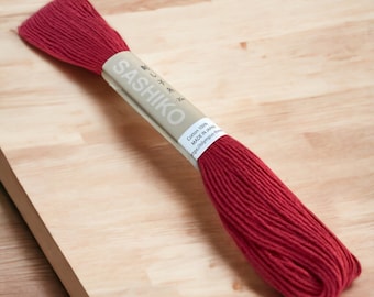 Sashiko Japanese embroidery thread Olympus 20m red