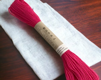 Sashiko Japanese embroidery thread Olympus pink 20m