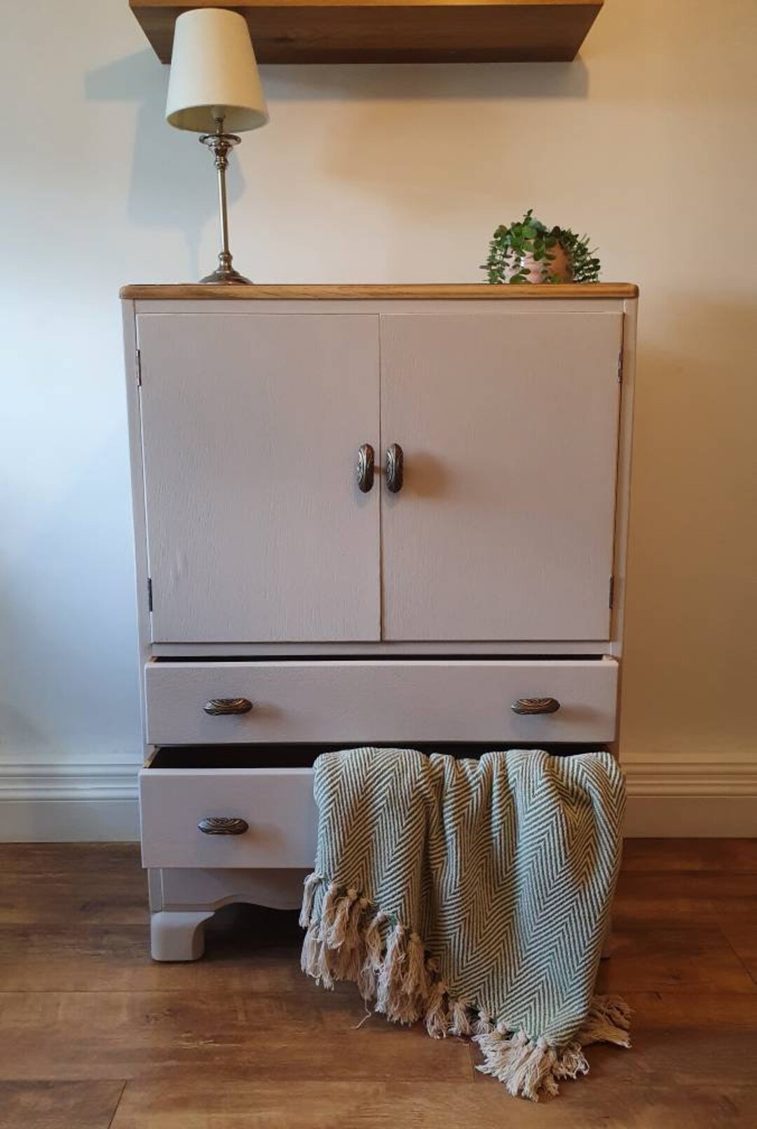 SOLD Upcycled Vintage Linen Cupboard Etsy