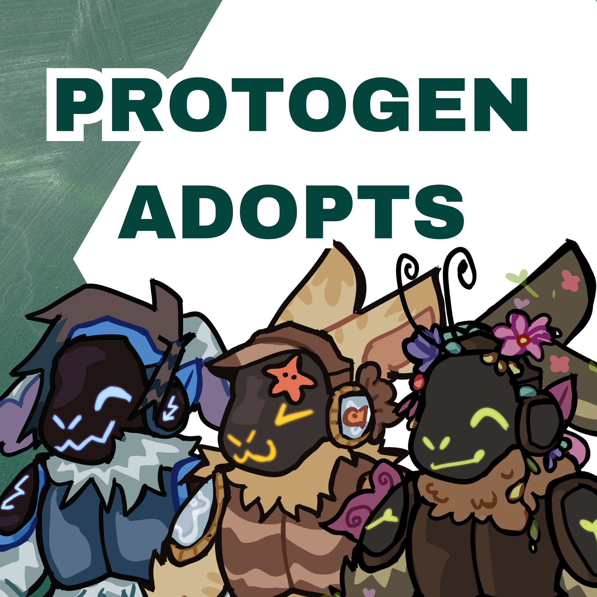 PROTOGEN ADOPTABLES premade furry proto character
