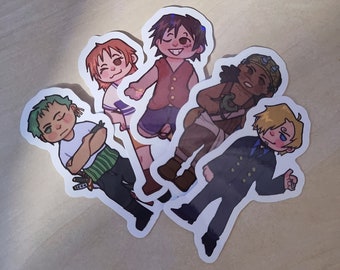 STRAWHAT PIRATES STICKERS one piece