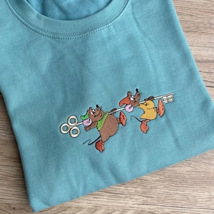 Gus and Jaq Embroidered Sweatshirt, Disney Cinderella Hoodie image 4
