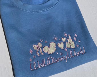 Sudadera bordada de Disney World: jersey de Disneyland