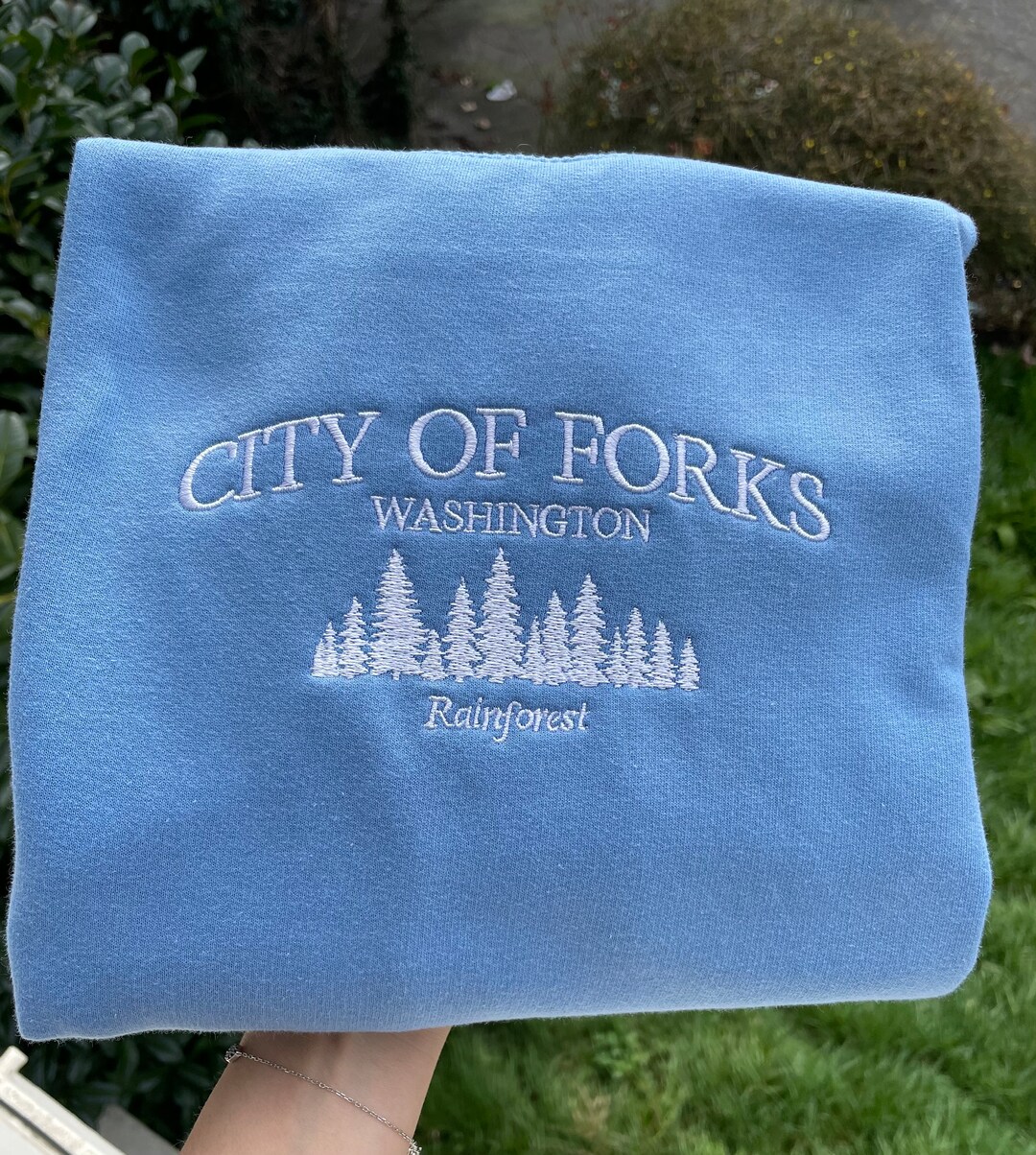 City of Forks Washington Rainforest Sweatshirt Washington Gift