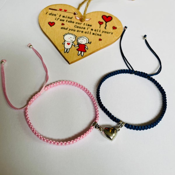 Couple Bracelets That Vibrate Pieces Agnetic Couple Bracelets