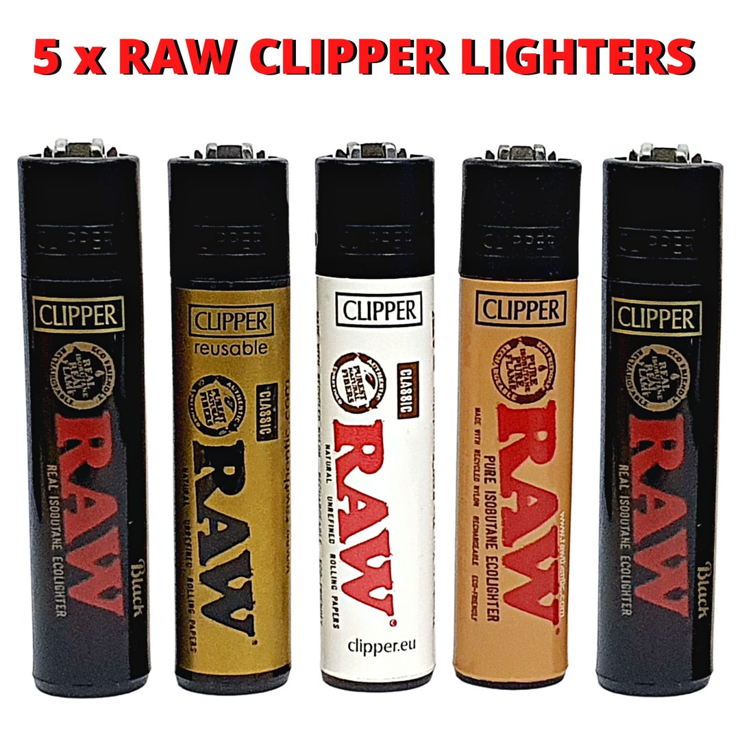 RAW Clipper Lighters Full Set Rare Design Limited Edition Collection