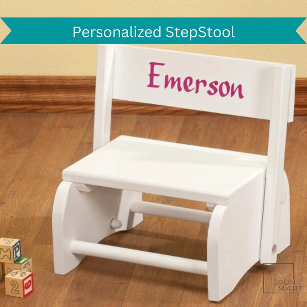 Childrens Step Stool Etsy