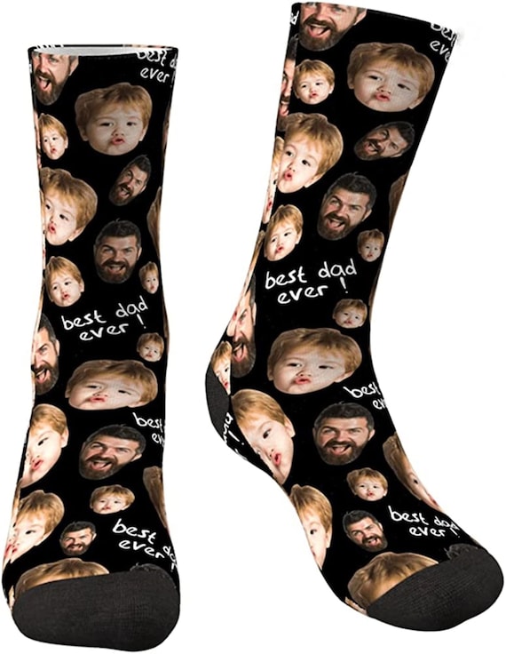 Custom face socks multiple faces personalized gifts for etsy