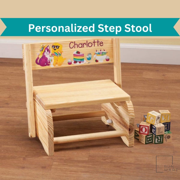 Personalized Stepstool Name Etsy