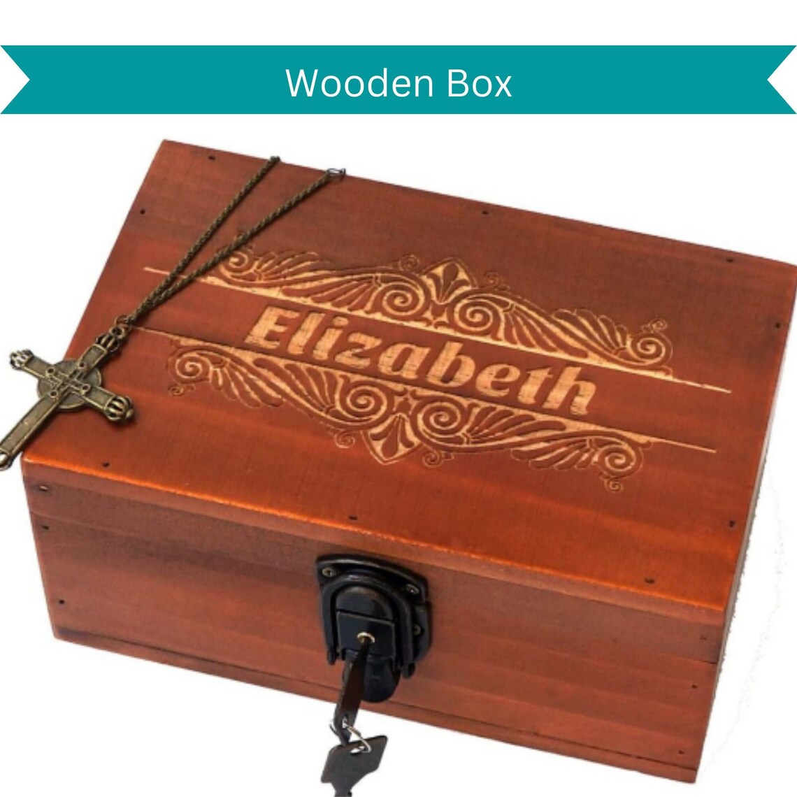 Personalized Wood Jewelry Box Custom Wood Box Personalized Etsy