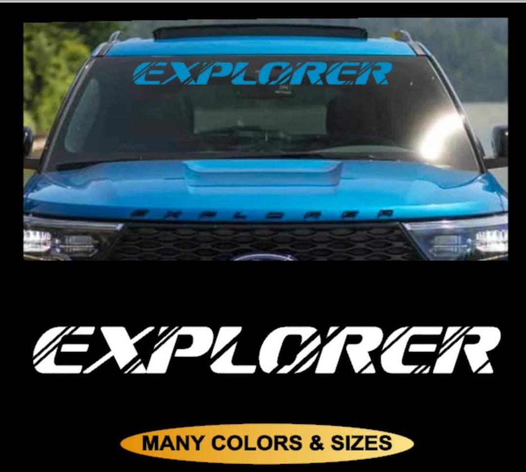 Explorer Windshield Vinyl Decal Sticker - Car Truck Body Decor - Etsy
