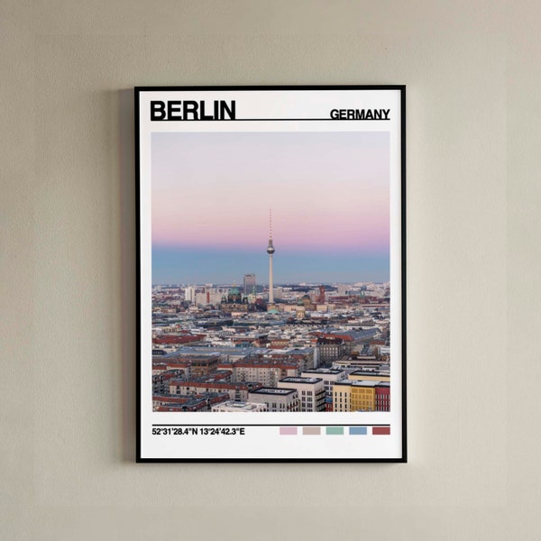 Digital Wall Print, Berlin Print, Berlin Poster, Berlin Wall Print, Berlin Photo, Berlin Poster Print, Germany
