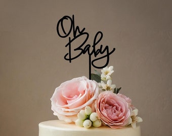 Oh Baby Cake Topper Babyparty, Baby Shower, Geburt, Tortenstecker, Tortendeko, Tortenstecker, Topper, Kuchendeko