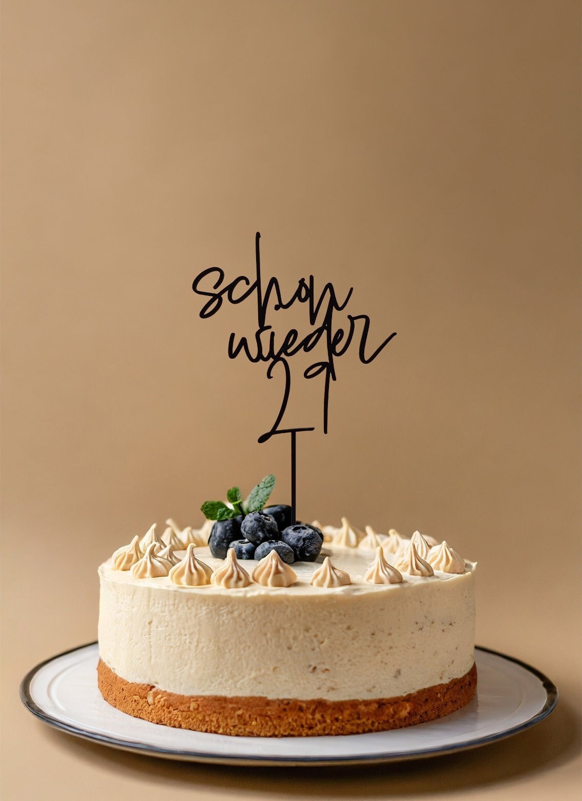 Cake Topper schon wieder 29 zum Geburtstag Kuchendeko Tortenstecker