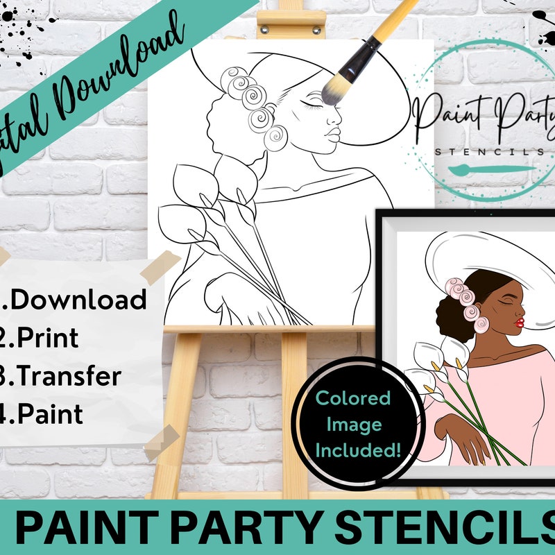 Sip and Paint Svg Etsy