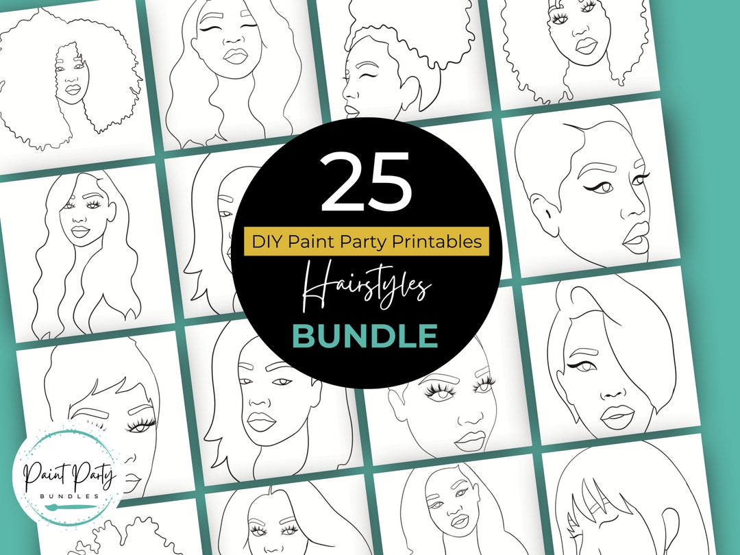 Adult Paint Party Printable Bundle| DIY Paint Party Printable ...