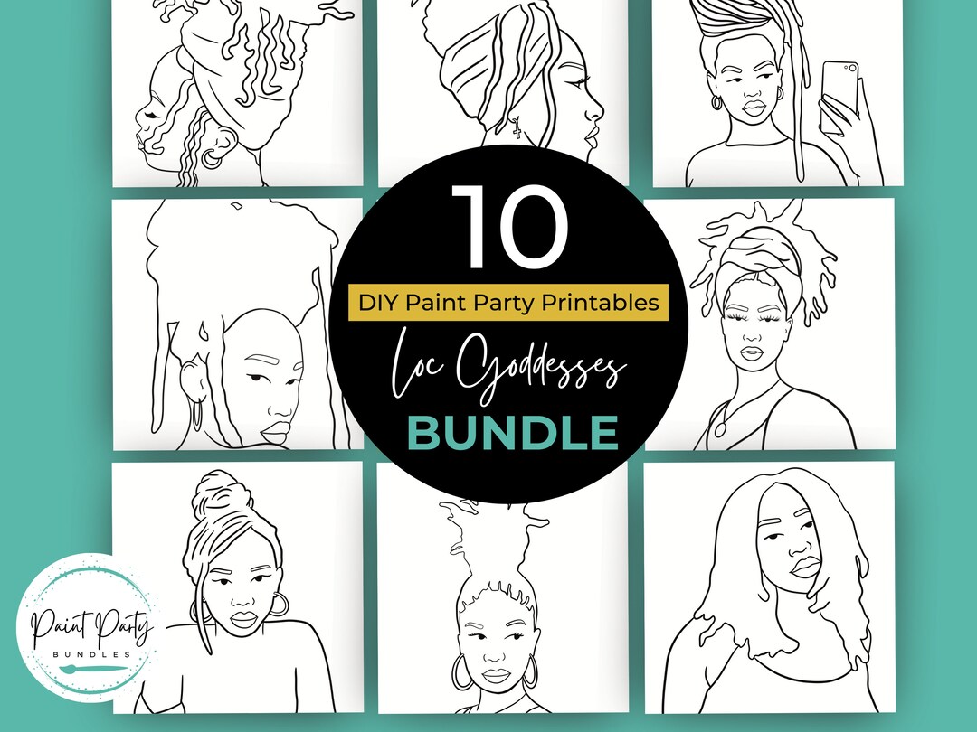 Adult Paint Party Printable Bundle| DIY Paint Party Printable ...
