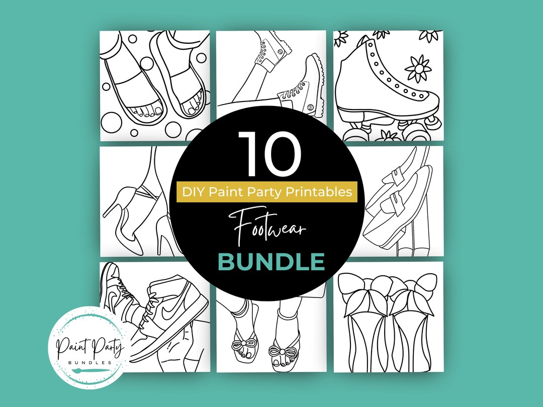 Adult Paint Party Printable Bundle| DIY Paint Party Printable ...