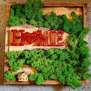 Painting Wall Decoration 32x32cm 100% HANDMADE