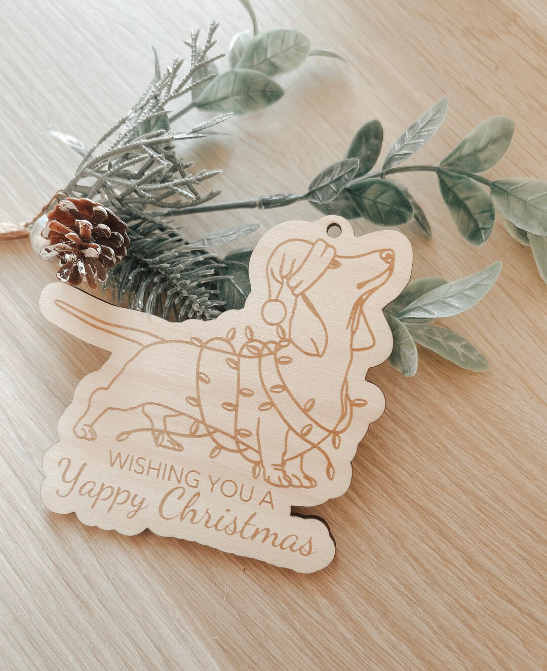 Christmas Ornament Dachshund Sausage Dog Ornament Christmas Etsy