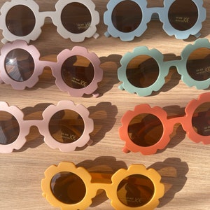 Kids sunglasses / Kids birthday gift / Flower sunglasses / First birthday gift / Second birthday gift / Third birthday gift image 2