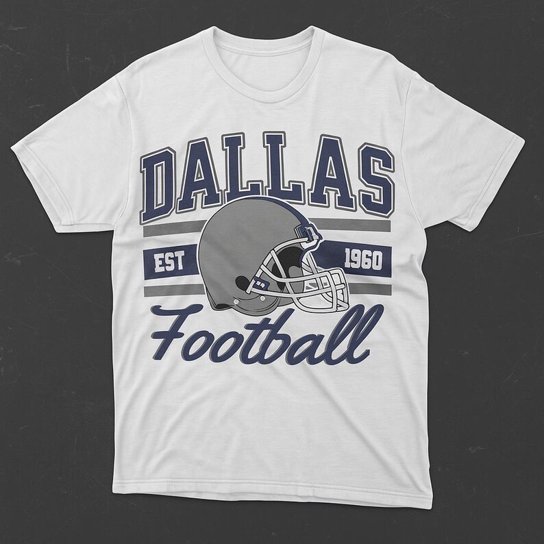 Vintage Dallas Football PNG - Etsy