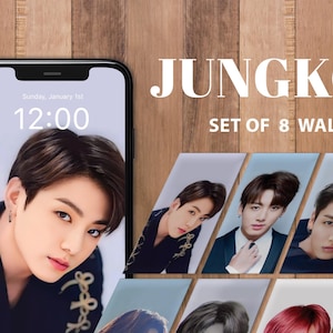 8 Set of Jungkook Wallpaper for Phone