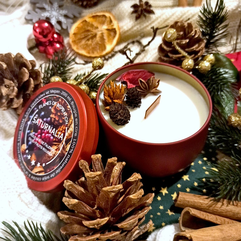 Christmas of Yesteryear Candles Yule Saturnalia Magic Etsy