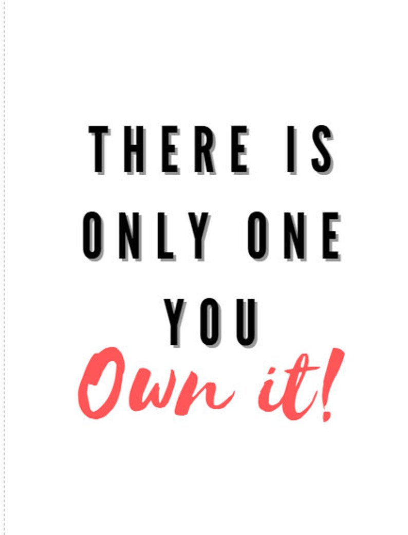 There Is Only One You Simple Clean Printable Wall Art Inspiring Quote there-is-only-one-you-simple-clean-printable-wall-art-inspiring-quote