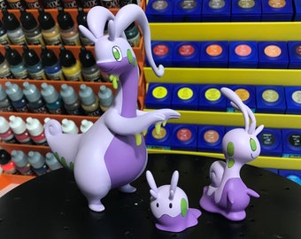 【在庫限り】 Goodra, Sliggoo, Goomy 3D Printed Resin Figure (READ その他