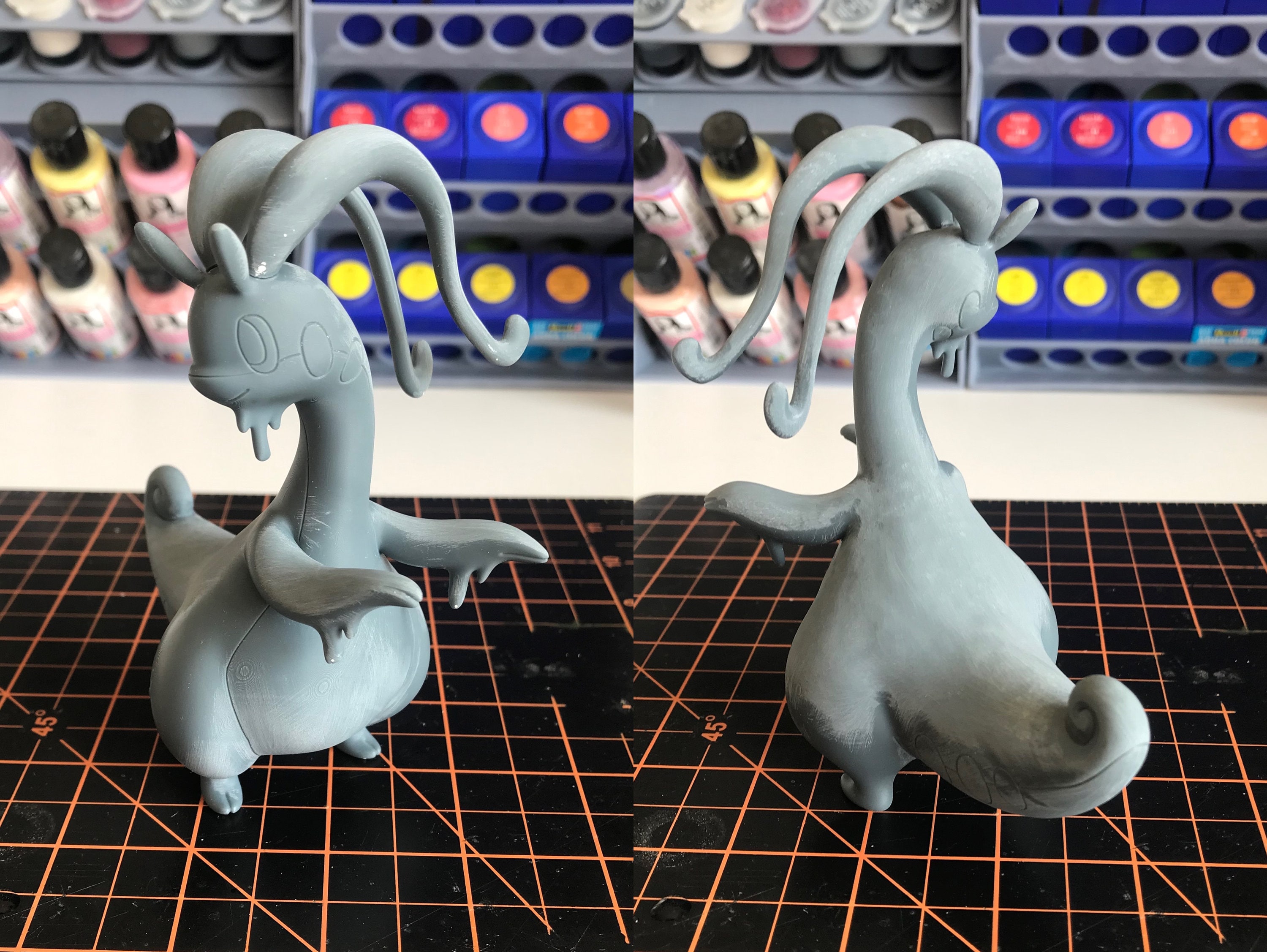 Goodra, Sliggoo, Goomy 3D Printed Resin Figure (READ