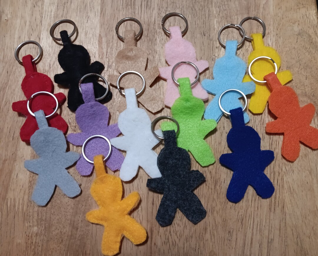 Voodoo Poppet Doll Key Chains Mini 3 Inch Voodoo Doll Keychains Pick