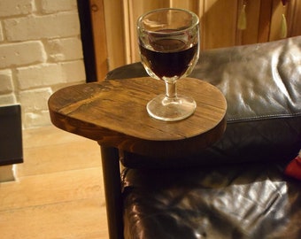 Handy Sofa Table, Side/End Table, Reclaimed Scaffold Boards and Galvanised or Raw Steel, choice of finish