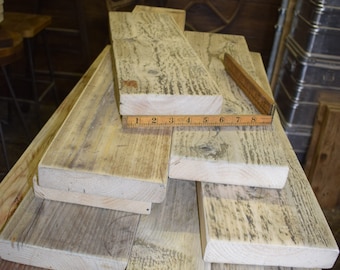 Narrow (12-20cm) Sanded Reclaimed Scaffold Board, 20cm - 140cm long