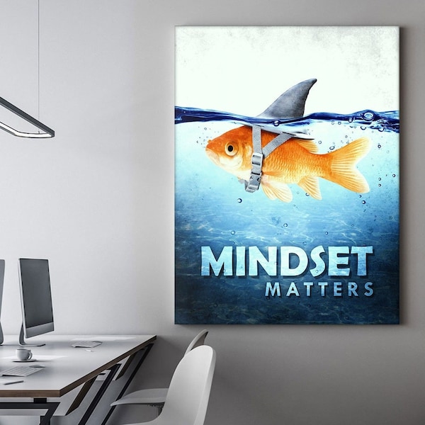 Mindset is Everything Fish Etsy