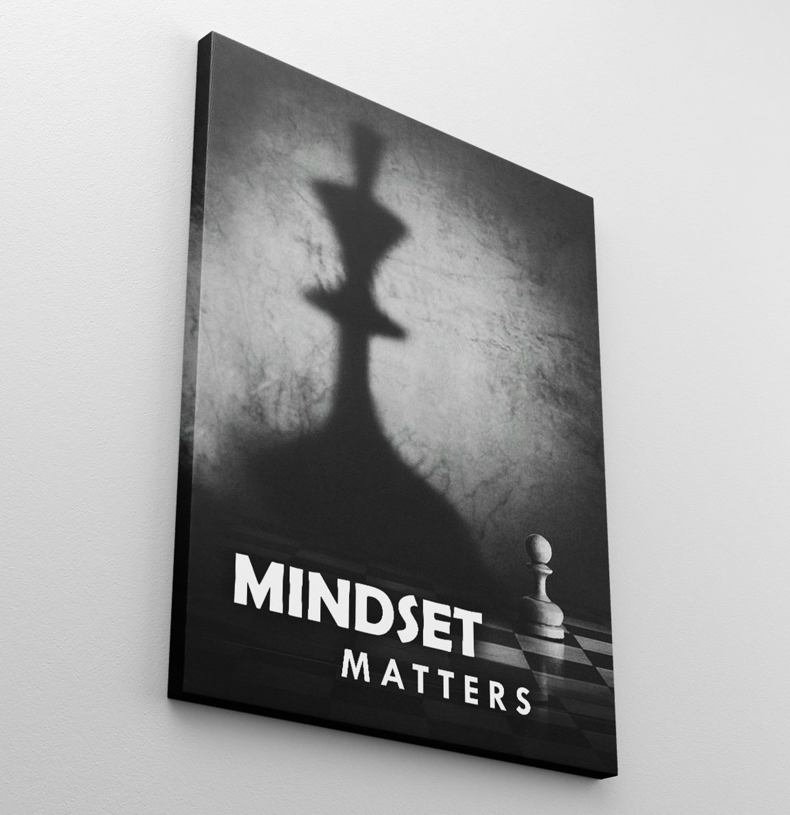 Mindset Matters Canvas Print Inspirational Wall Art Office Etsy