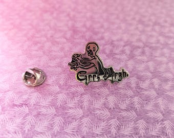 Buffy the Vampire Slayer "GrrrArgh" Enamel Pin | Halloween Enamel pin Badge