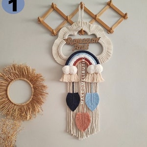 Handgefertigter Makramee Wandbehang - Boho Home Decor