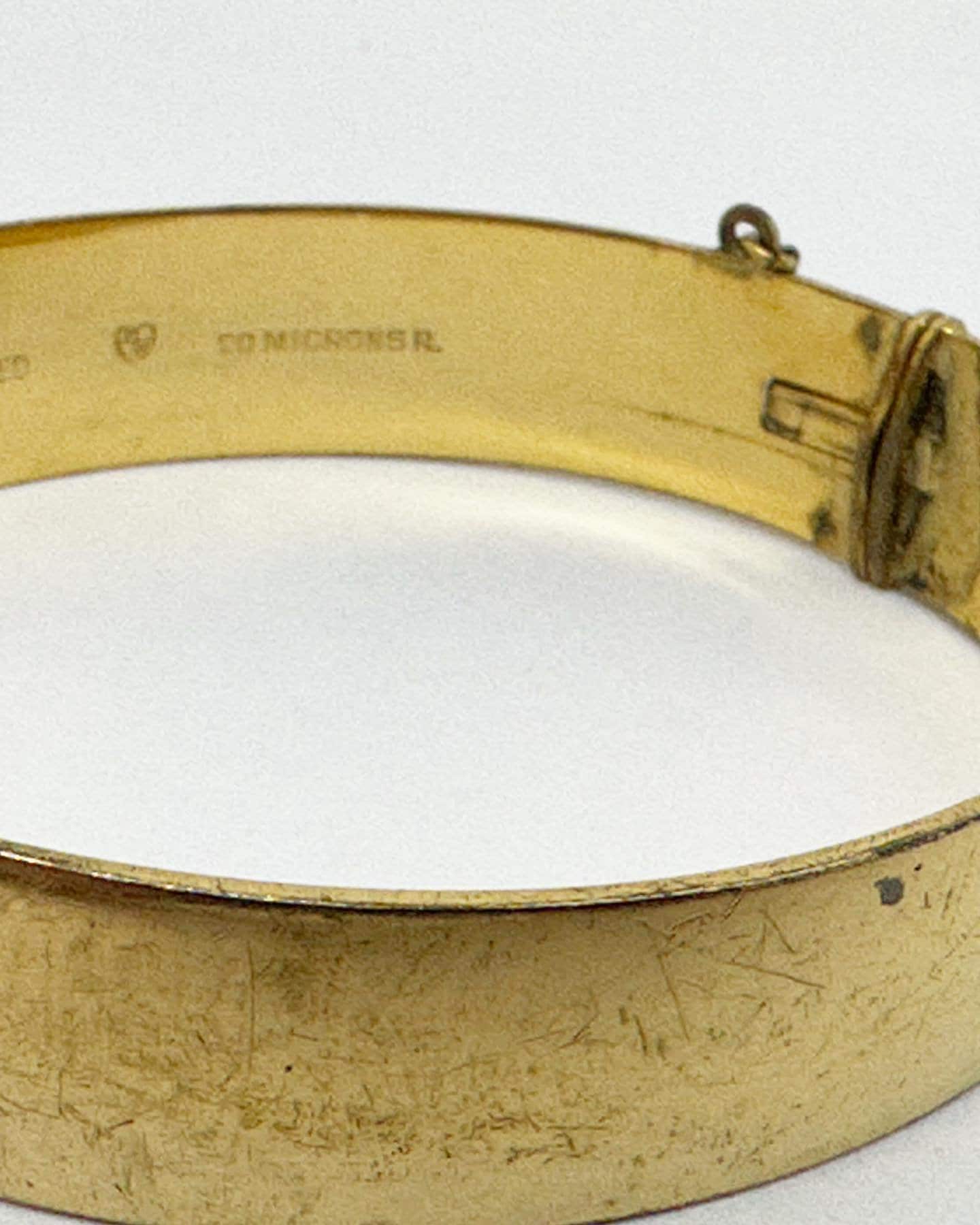9ct gold metal core hotsell bracelet