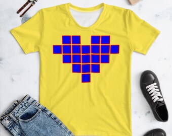 Futaba's Heart Block Women's T-Shirt for Persona 5 Strikers Fans