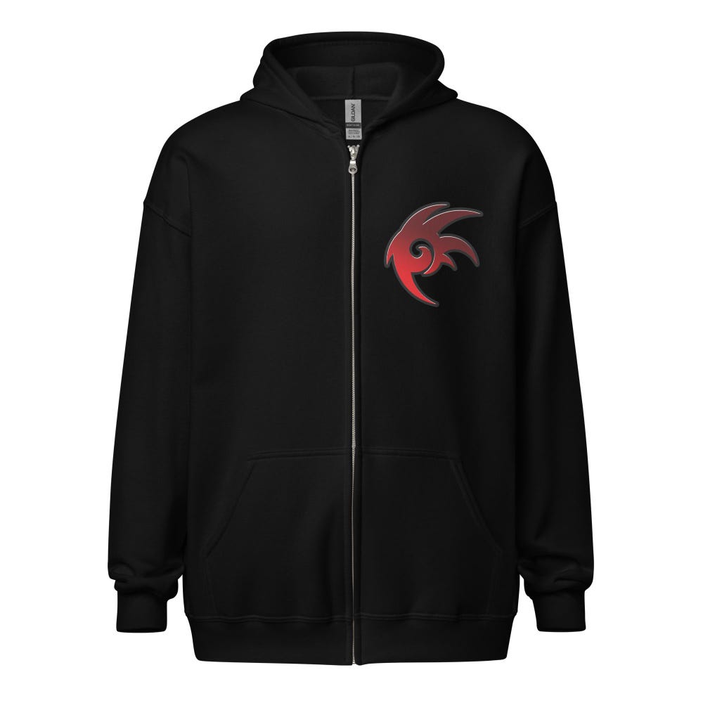 Shadow The Hedgehog Symbol (Front Print Only) Zip-Up Fan Hoodie For Men And Women New Hoodie