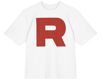Oversized Baggy "Team R" cotton t-shirt