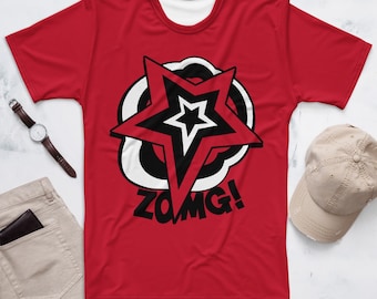 Ryuji’s "ZOMG!" (Red Version) T-Shirt - Persona 5 Cosplay Tee for Fans of the Phantom Thieves