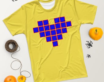 Futaba's Heart Block Men's T-Shirt for Persona 5 Strikers Fans