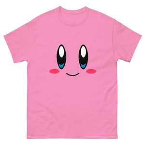 Kirby Face fan t-shirt for women and men