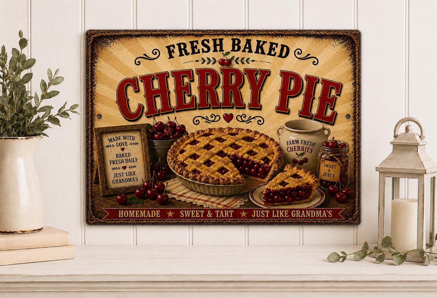 Fresh Baked Pies Sign - Etsy