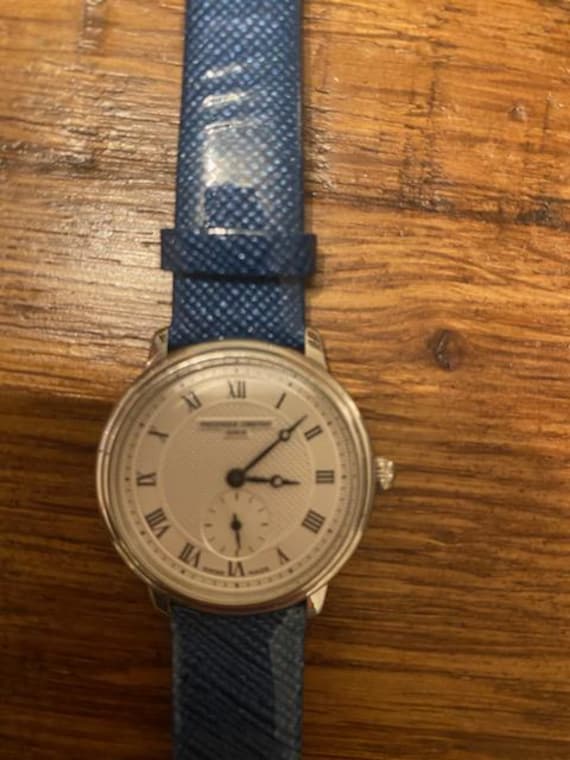 Frederique Constant Ladies Watch With Genuine Leather Band 
