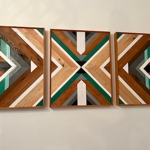Back to the roots - Holzbild, reclaimed wood art, wooden wall art, wooden mosaik, Holz Wanddekoration, Holz Wandkunst